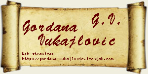 Gordana Vukajlović vizit kartica